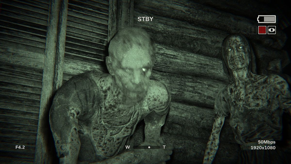 Outlast II (Windows) screenshot: This pic reminds me of a movie called "[REC]".