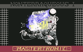 Nonterraqueous (Commodore 64) screenshot: Title screen