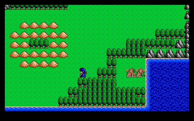 Screenshot of Seiken to Maken no Densetsu (PC-98, 1992) - MobyGames