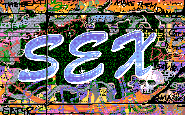 Sex (PC-98) screenshot: Title screen