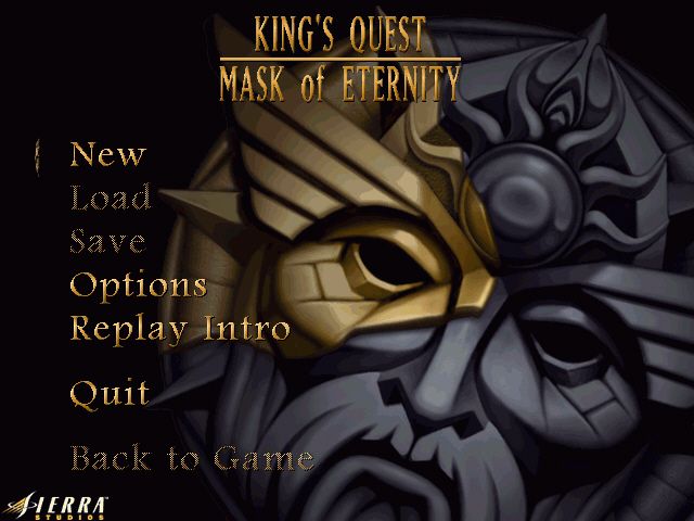 King's Quest: Mask of Eternity (Windows) screenshot: Title screen