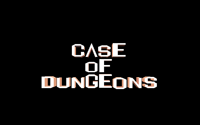 Case of Dungeons (PC-98) screenshot: Title screen