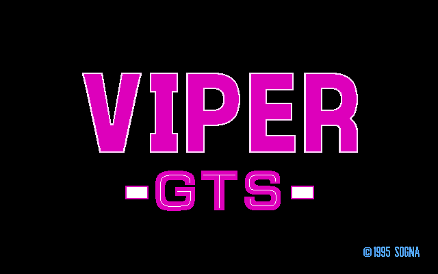 Screenshot Of Viper Gts Pc 98 1994 Mobygames 3305