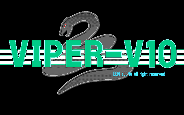 Viper V10 (PC-98) screenshot: Title screen