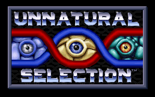 Unnatural Selection (DOS) screenshot: Title Screen