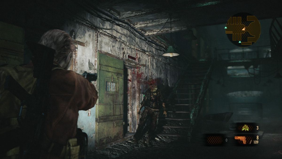 Resident Evil: Revelations 2 - Episode One: Penal Colony (PlayStation 4) screenshot: Headshot