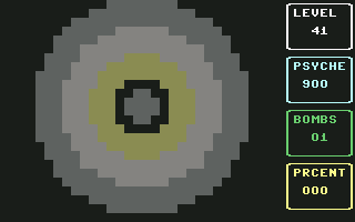 Nonterraqueous (Commodore 64) screenshot: My bomb exploded