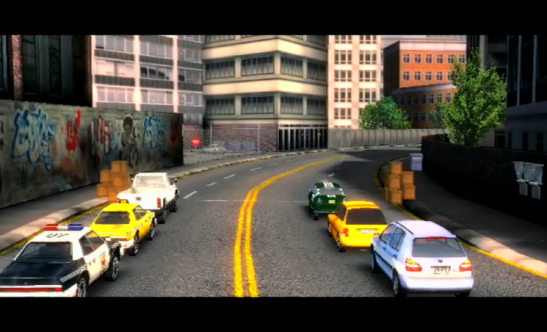 Urban Extreme: Street Rage (Wii) screenshot: Pre-race flyby