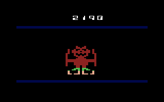 Squeeze Box (Atari 2600) screenshot: Game over