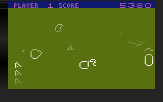 Suicide Mission (Atari 2600) screenshot: Try to shoot all of the viruses