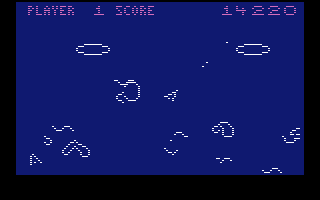 Suicide Mission (Atari 2600) screenshot: More and more viruses appear as the levels progress