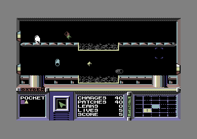 Strange Loop (Commodore 64) screenshot: I think I'll re-enter over here.