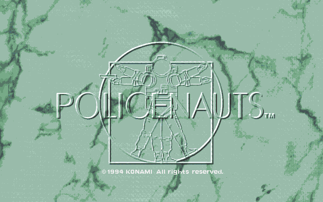 Policenauts (PC-98) screenshot: Title screen