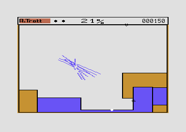 Stix (Commodore 64) screenshot: I am running out of time