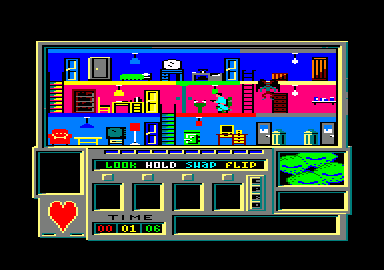 Time Trax (Amstrad CPC) screenshot: This doesn't look cuddly.
