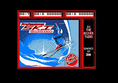 Professional Ski Simulator (Amstrad CPC) screenshot: Loading screen