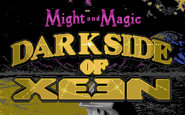 Might and Magic: Darkside of Xeen (PC-98) screenshot: Title screen A
