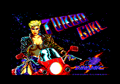 Turbo Girl (Amstrad CPC) screenshot: Loading screen