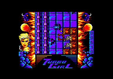 Turbo Girl (Amstrad CPC) screenshot: I blew up.