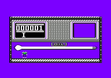 Thing on a Spring (Amstrad CPC) screenshot: Starting location