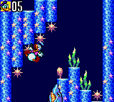 Deep Duck Trouble starring Donald Duck (Game Gear) screenshot: Oops, wrong movement :P