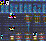 Deep Duck Trouble starring Donald Duck (Game Gear) screenshot: Nice mouth with little teeth, the seashell has.