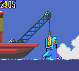 Deep Duck Trouble starring Donald Duck (Game Gear) screenshot: Right in the...