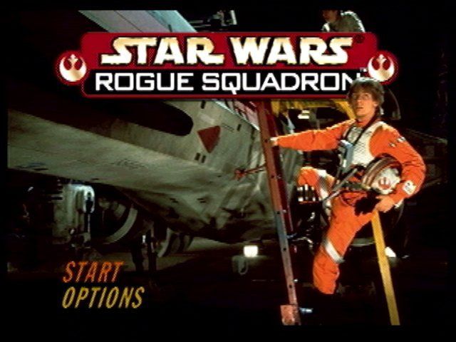 Star Wars: Rogue Squadron 3D (Nintendo 64) screenshot: Main Menu