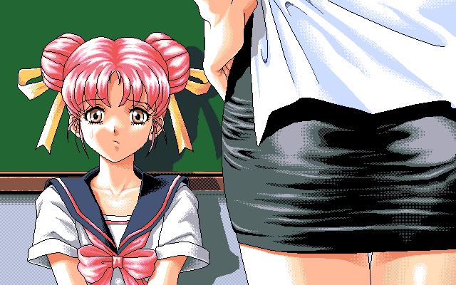 Hana no Kioku (PC-98) screenshot: Looks intimidating...