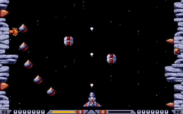 Xenon 2: Megablast (PC-98) screenshot: Getting started...