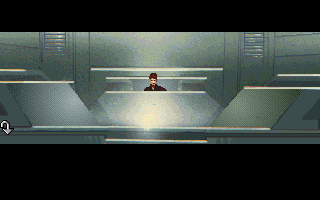 Vision² (DOS) screenshot: Inside the bank
