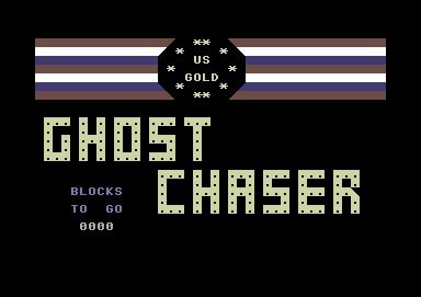 Ghost Chaser (Commodore 64) screenshot: Loading screen (UK version)