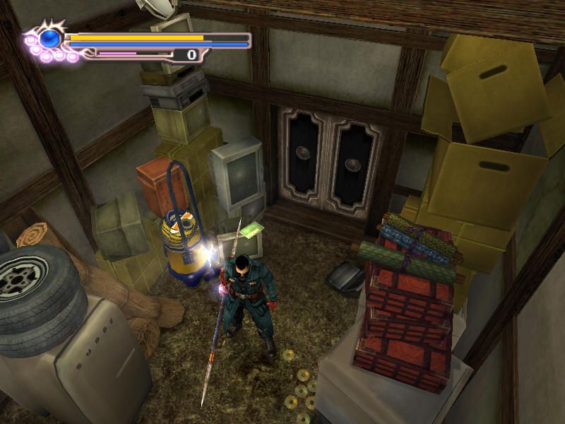 Onimusha 3: Demon Siege (Windows) screenshot: Spot the mistakes.