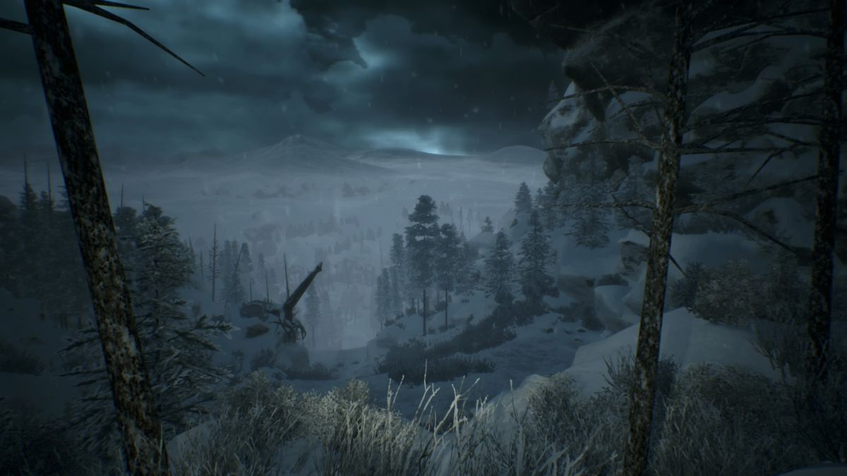 Kholat (PlayStation 4) screenshot: If this weren't a horror game, you might stop and admire the view on occasion