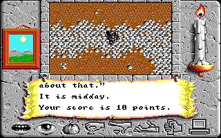 Times of Lore (DOS) screenshot: Traveling down a road.