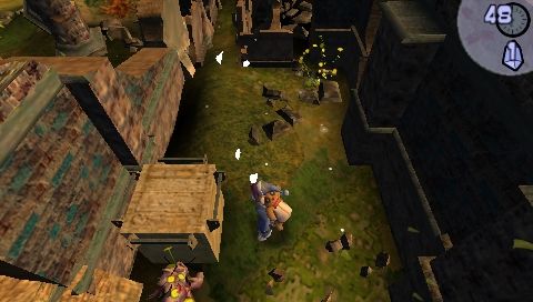 Frantix (PSP) screenshot: Crate at Crate Escape Level
