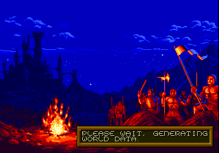 PowerMonger (Genesis) screenshot: The loading screen