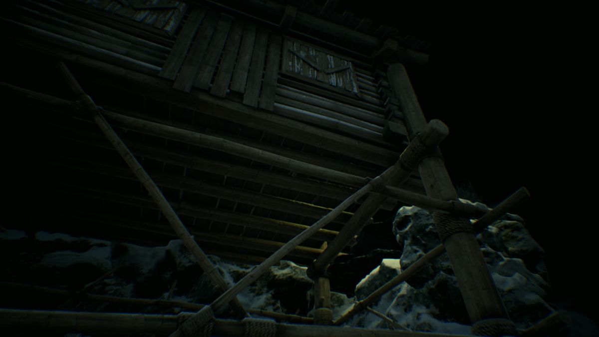 Kholat (PlayStation 4) screenshot: Can't seem to find a way inside this cabin