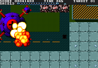 Granada (Genesis) screenshot: Defeated the boss