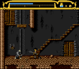 Mary Shelley's Frankenstein (Genesis) screenshot: Kneeling down
