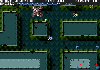 Granada (Genesis) screenshot: A larger type of enemy