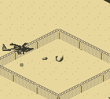Desert Strike: Return to the Gulf (Game Boy) screenshot: Knock out the enemy radar.