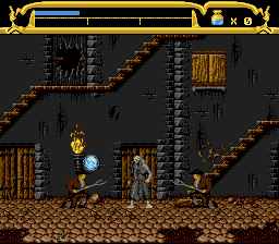 Mary Shelley's Frankenstein (Genesis) screenshot: Using the special attack