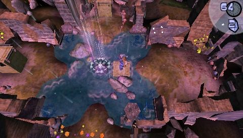 Frantix (PSP) screenshot: Small bridge from crate