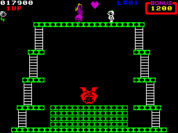 Screenshot of Donkey Kong (ZX Spectrum, 1981) - MobyGames