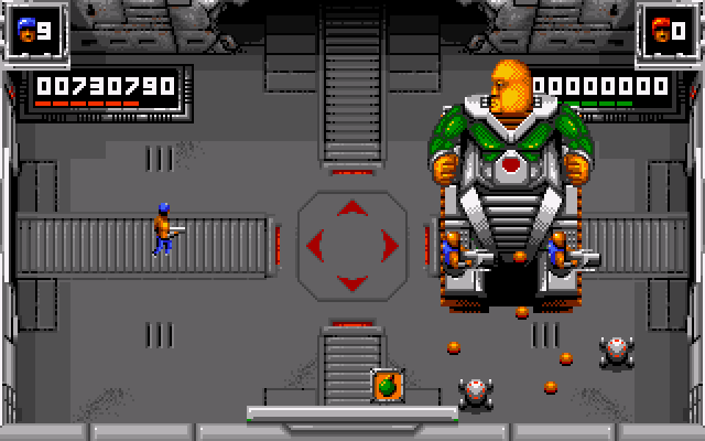 Screenshot of Smash T.V. (Amiga, 1990) - MobyGames