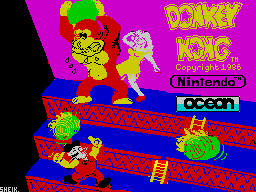 Donkey Kong (ZX Spectrum) screenshot: Loading Screen.