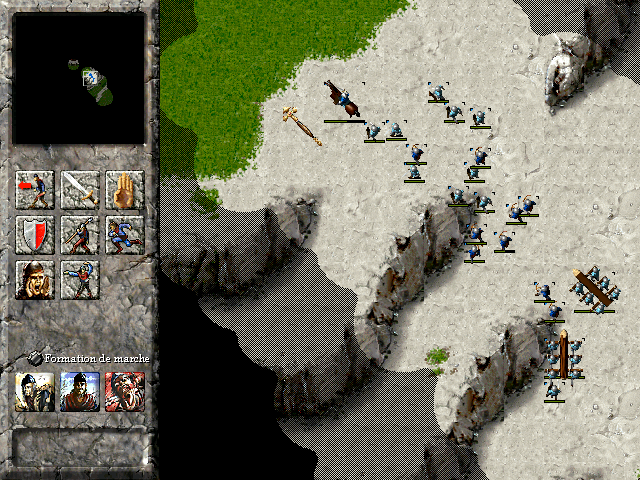 Vlad Tepes Dracula (Windows) screenshot: Can can see here your little army.