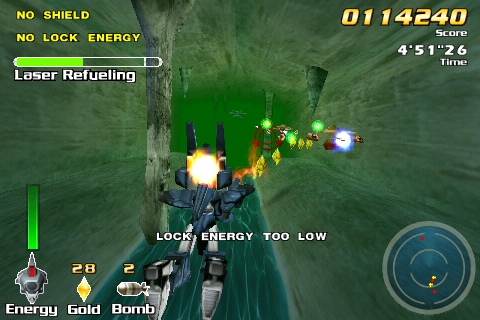 ExZeus (iPhone) screenshot: The second level.