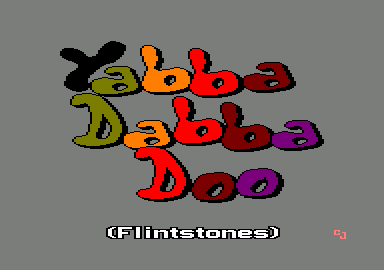Yabba Dabba Doo! (Amstrad CPC) screenshot: Loading screen